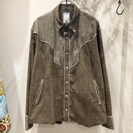 FACCIES（ファッチィズ） Western Piping Shirt（ウエスタンパイピング...