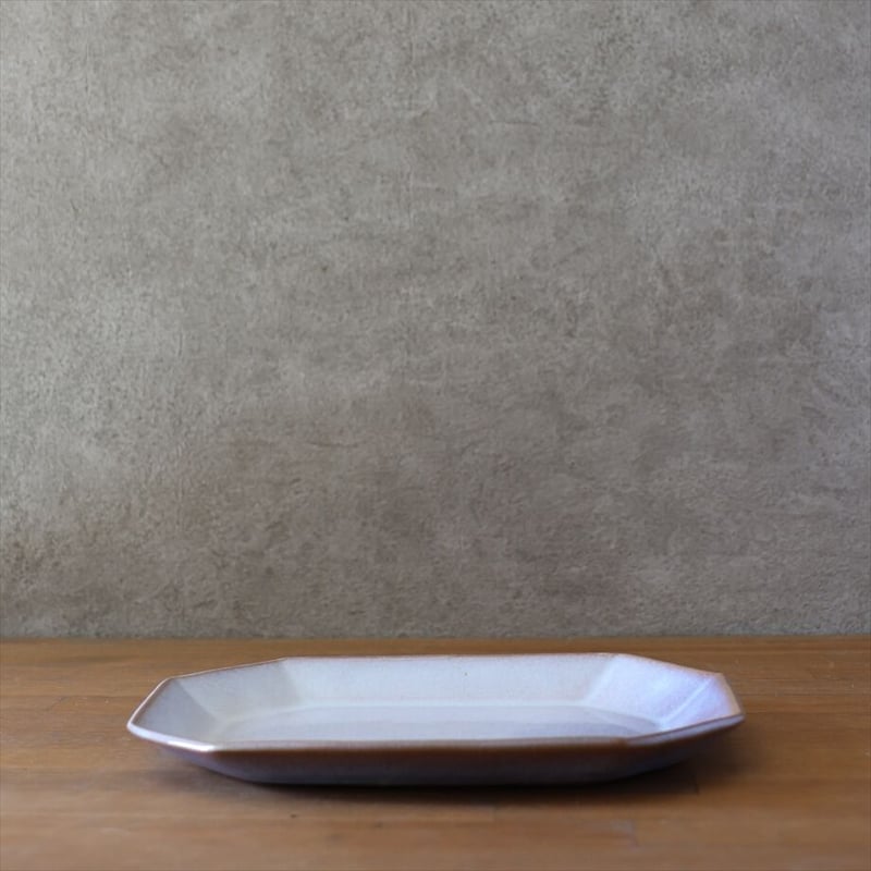 八角オーバルプレート・小 全4色 | 萩焼窯元 松光山