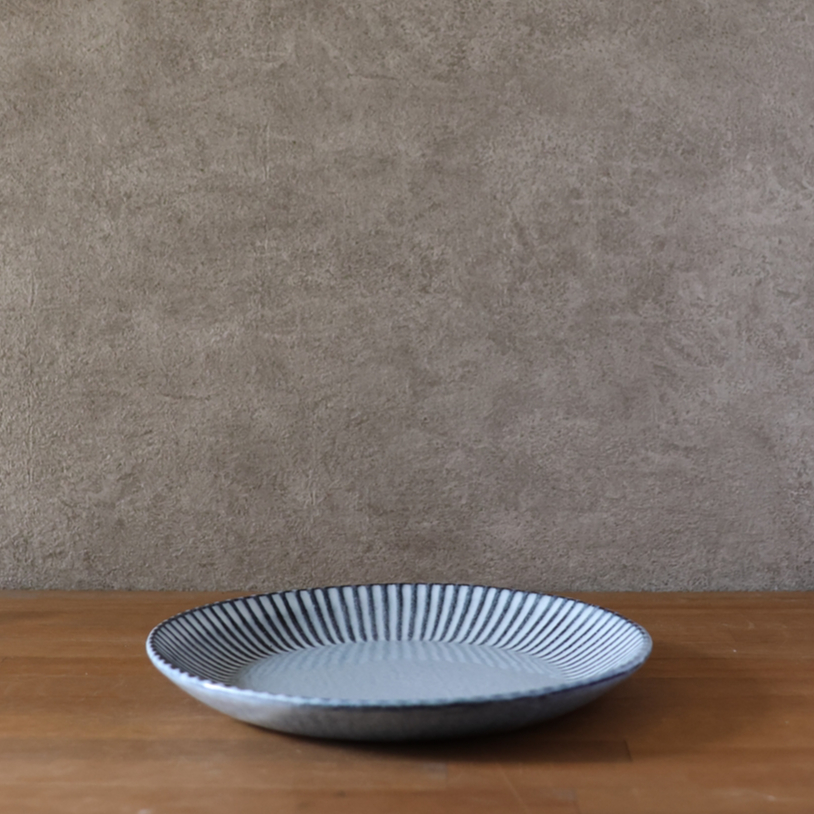 輪花8寸皿 全4色 | 萩焼窯元 松光山