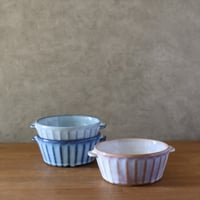 しのぎ耳付きスープボウル　全３色