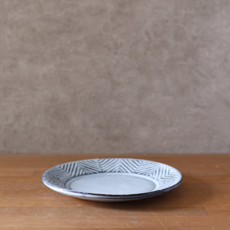 京焼　珍味入れ矢羽金線皿3客 新品未使用 染付地紋 八角取皿 矢羽根 | 白山陶器直営オンラインストア