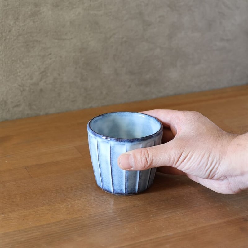 面取蕎麦猪口カップ 全4色 | 萩焼窯元 松光山