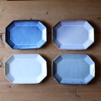 八角オーバルプレート・小　全４色