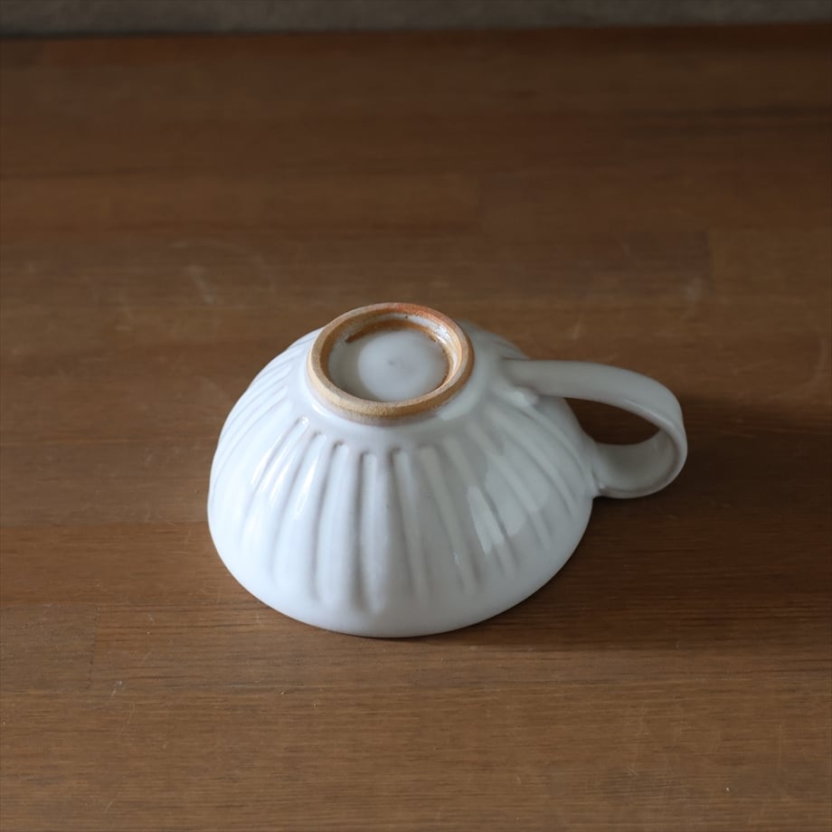 志陶房 スープカップ しのぎスープカップ グレー | toufuji online shop