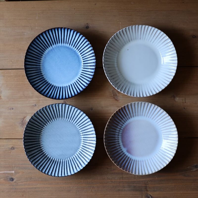 黄瓷輪花鉢 (未使用 新品同様) 輪花7寸鉢 全4色 | 萩焼窯元 松光山