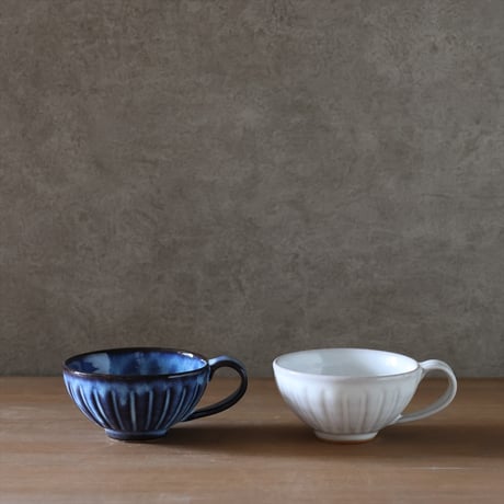 しのぎスープカップ　全２色