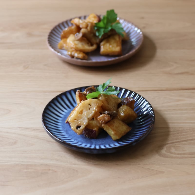 輪花5寸皿 全4色 | 萩焼窯元 松光山