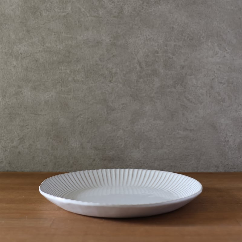 輪花8寸皿 全4色 | 萩焼窯元 松光山