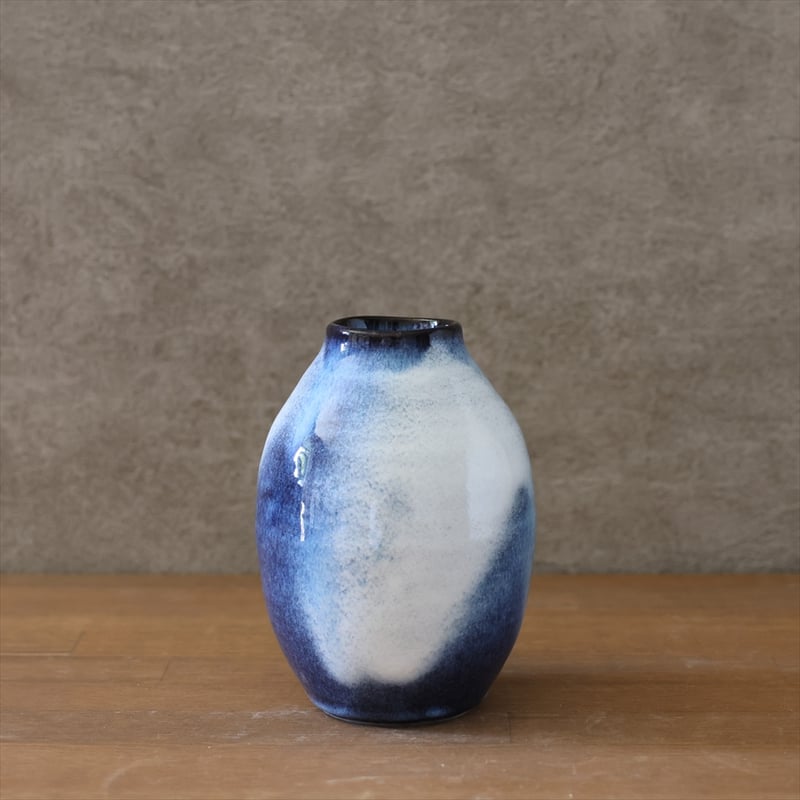 吹付花瓶B（青萩釉） | 萩焼窯元 松光山