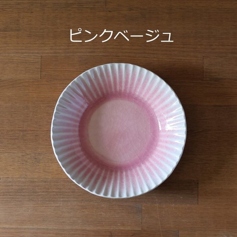 深川製磁 3色 菊割 小鉢 輪花 ピンク イエロー ベージュ 深川製磁 3色 菊割 小鉢 輪花 ピンク イエロー ベージュ ≪3≫