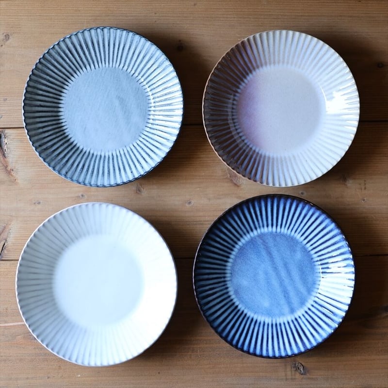 輪花8寸鉢 全4色 | 萩焼窯元 松光山