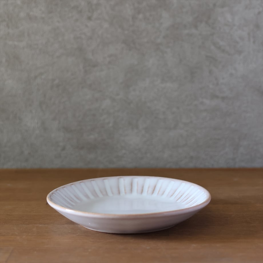 しのぎ5寸皿 全3色 | 萩焼窯元 松光山