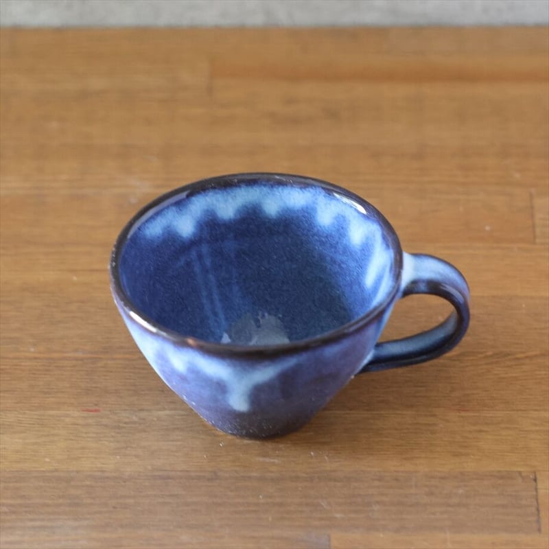 萩焼コーヒーカップ4 萩焼 コーヒーカップ ＆ ソーサー ピンクドット 和食器 日本製