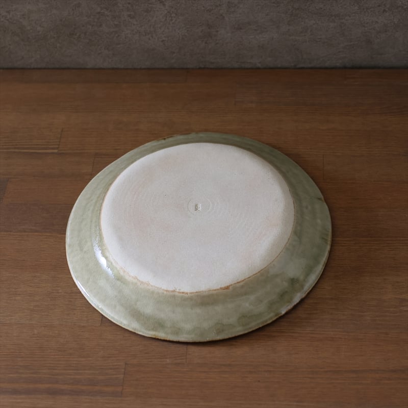 リーフ7寸リム皿 全2色 | 萩焼窯元 松光山