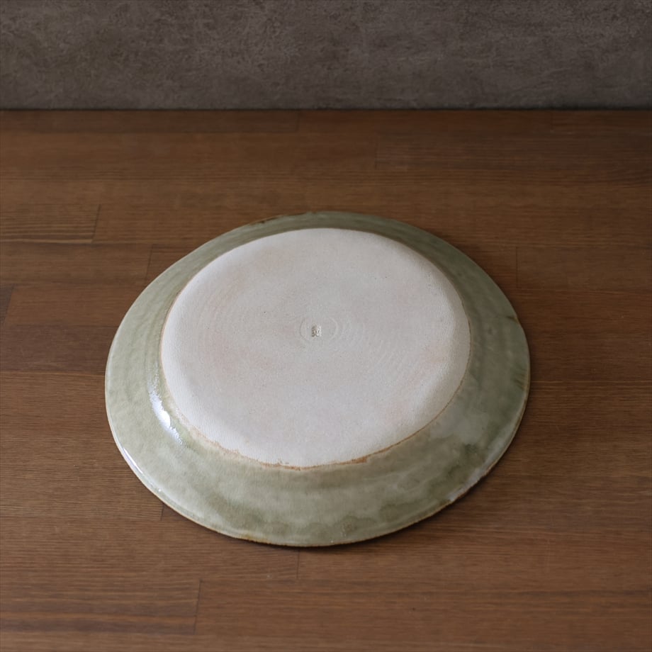 リーフ7寸リム皿 全2色 | 萩焼窯元 松光山