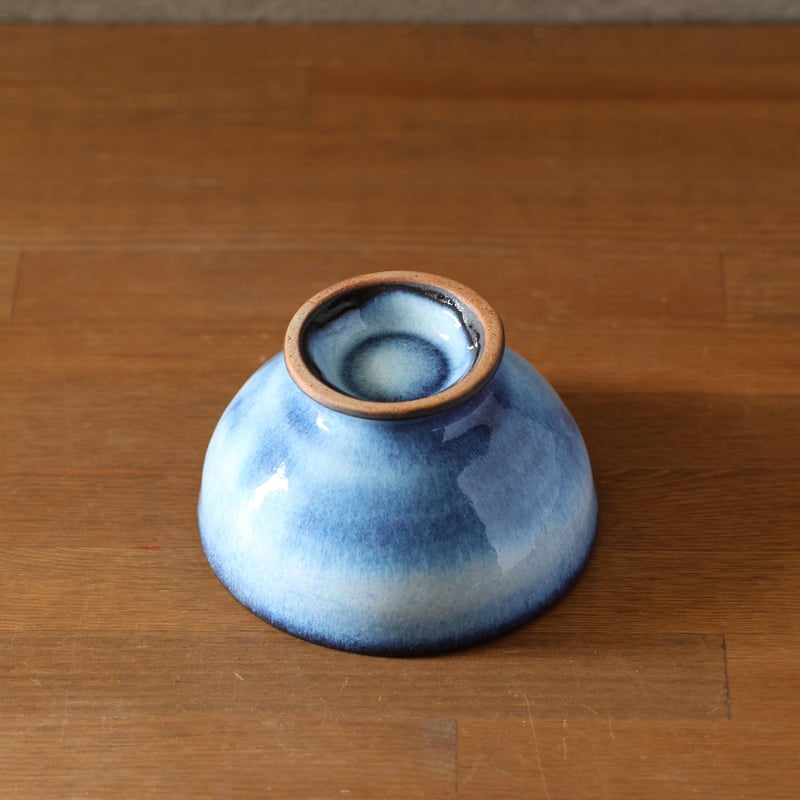 吹付カフェオレボウル（青萩釉） | 萩焼窯元 松光山