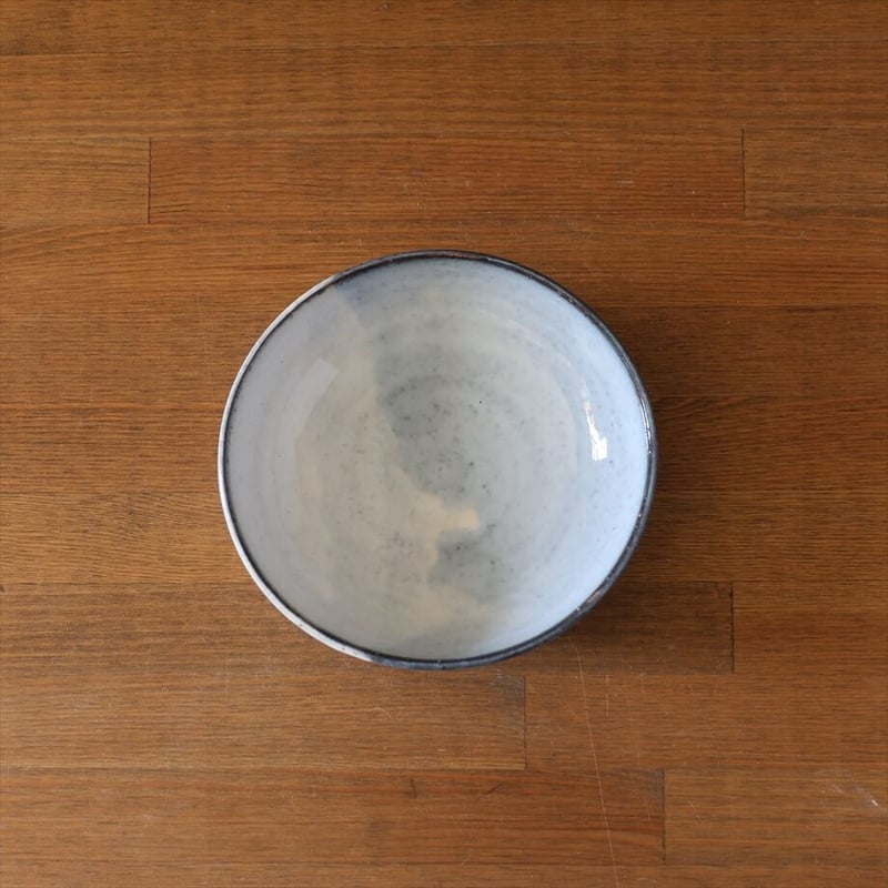 たわみ中鉢（グレー） | 萩焼窯元 松光山