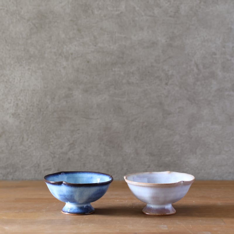 輪花高台小鉢 全2色 | 萩焼窯元 松光山