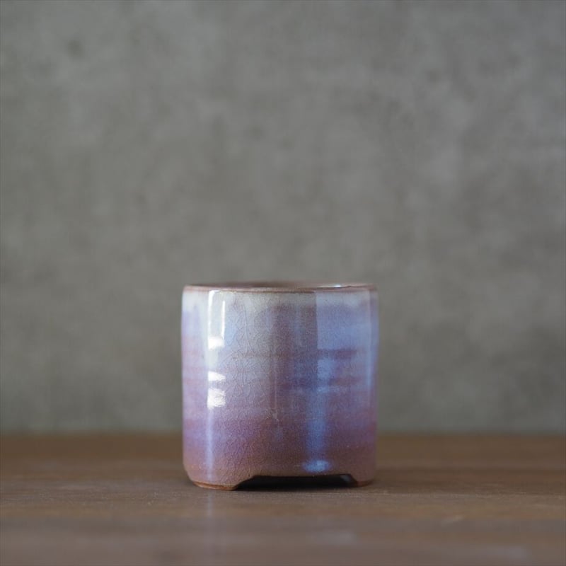 紫色 花柄 香炉 陶器製 紫色 花柄 香炉 陶器製 香炉