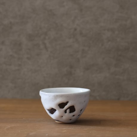 茶碗 茶道具 茶器 萩焼 銘 灰色 白釉 掛釉 Japan Pottery Net / 萩白釉窯変茶碗