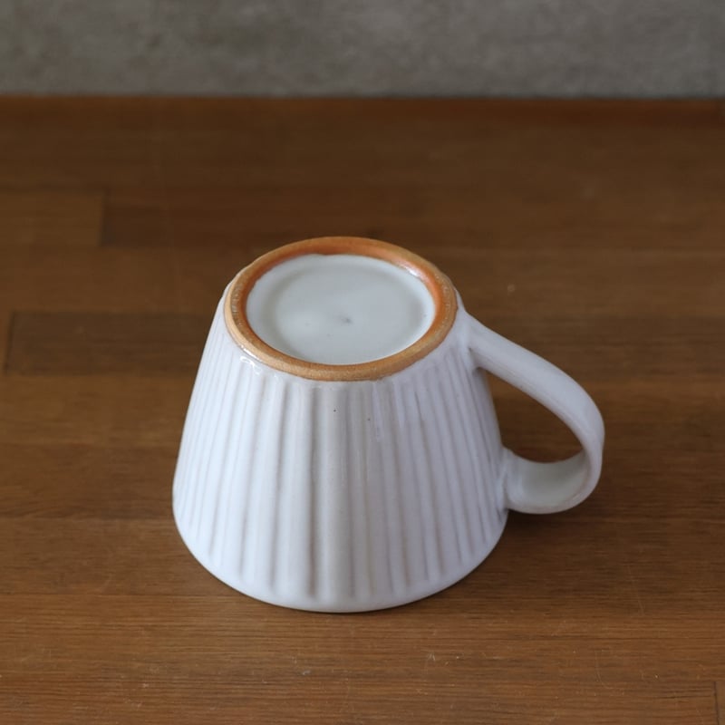 しのぎカフェオレカップ・大 全4色 | 萩焼窯元 松光山