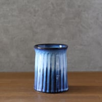 しのぎツールスタンド・小（青萩釉）