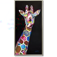 オイル ペイント アート「フラワー タイガー(Mサイズ)」 | Nordic Interior