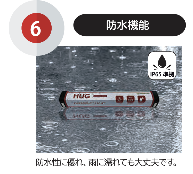 エマージェンシーライト （防災ライト） PR-HUG-E250A モバイル