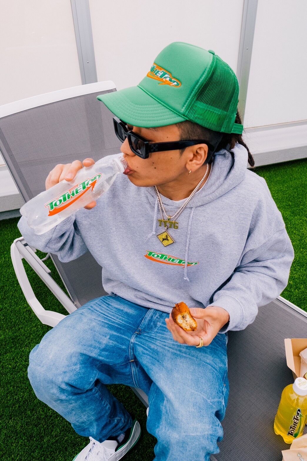 イエローバックス キャップ yellow bucks メッシュキャップ グリーン