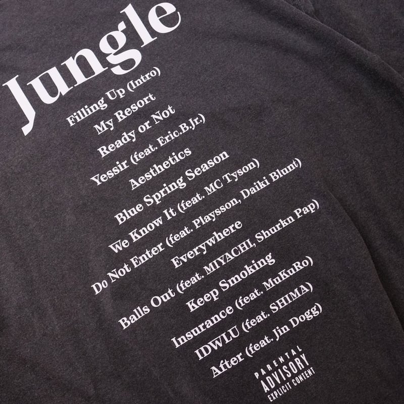 トップス¥ELLOW BUCKS Jungle Official Rap Tee