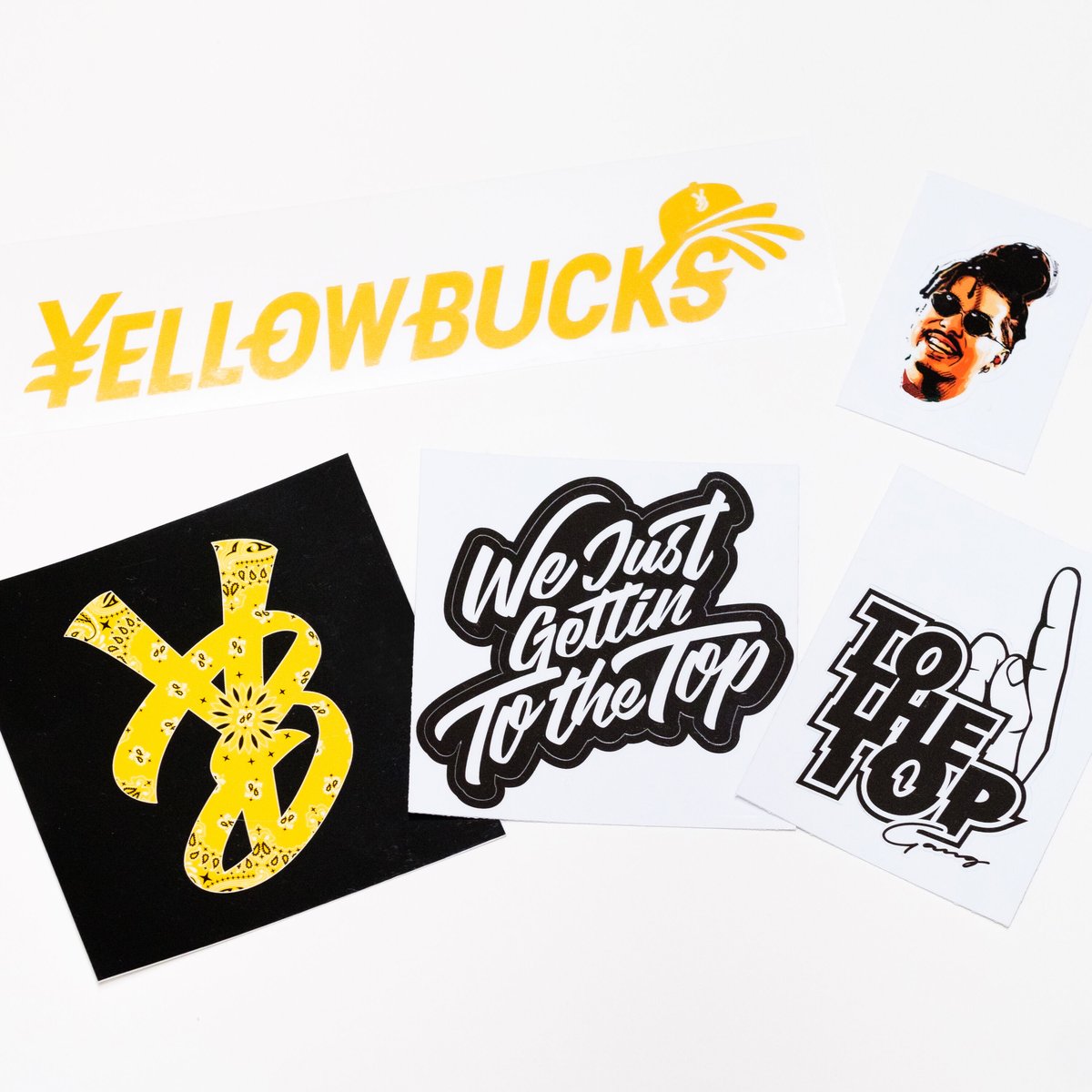 ellow Bucks × ozykix コラボステッカー