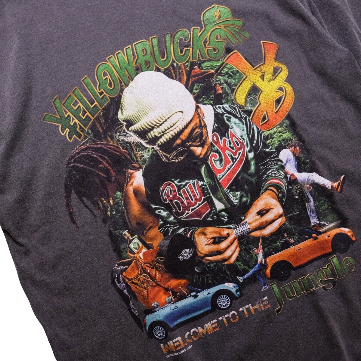 ELLOW BUCKS “Jungle” Official Rap Tee | TO THE ELLOW BUCKS “Jungle” Official Rap Tee | TO THE