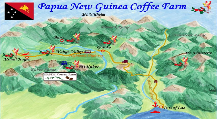 パプアニューギニア 天空の森 修道院のコーヒー（中深煎り