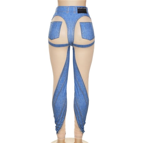 BLUE★sexy  leggings  pants   bot-103