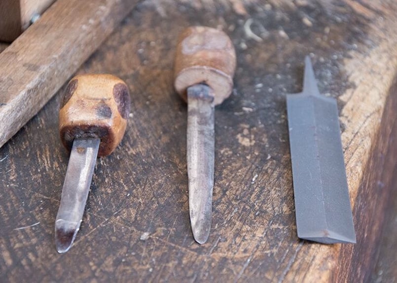 二段｜一生モノ｜節なし8mm細の国産竹網代が美しい、横溝さんの