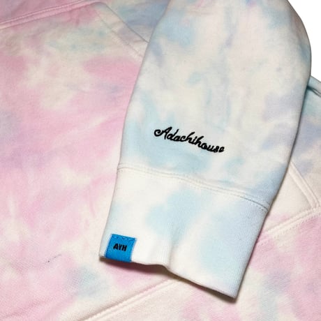 HEART TIE-DYE HOODY SWEAT