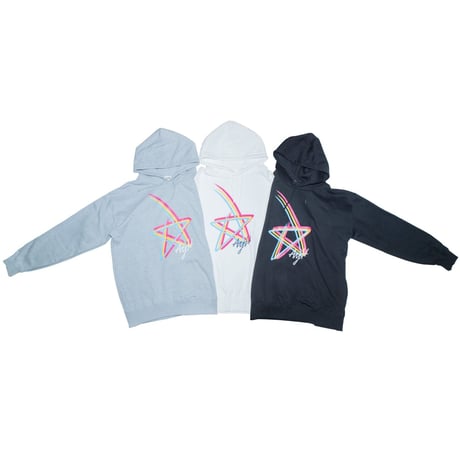 AYH RAINBOW STAR WIDE HOODY SWEAT