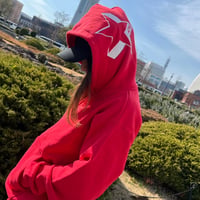 3D STENCIL STAR HOODY