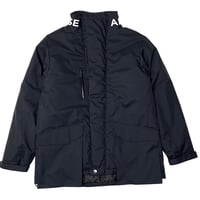 Stand collar puffy jacket