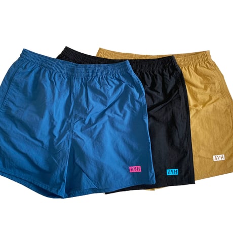 AYH BOX LOGO 〜Versatile Nylon short pants