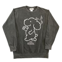 WALK AROUND POO GARMENT-DYE SWEAT