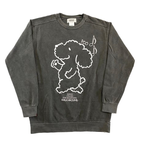 WALK AROUND POO GARMENT-DYE SWEAT