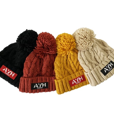 AYH NEW LOGO WAPPEN KNIT CAP