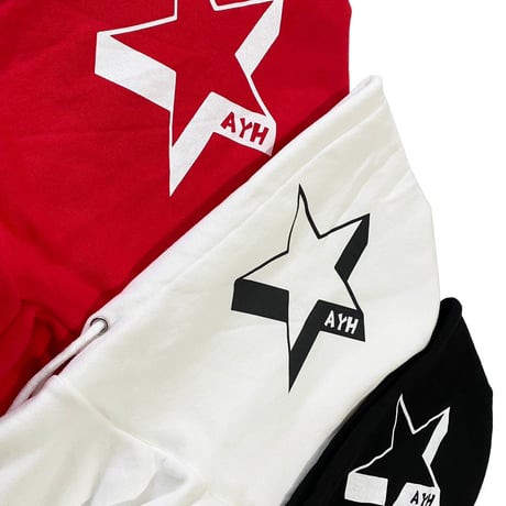 3D STENCIL STAR HOODY