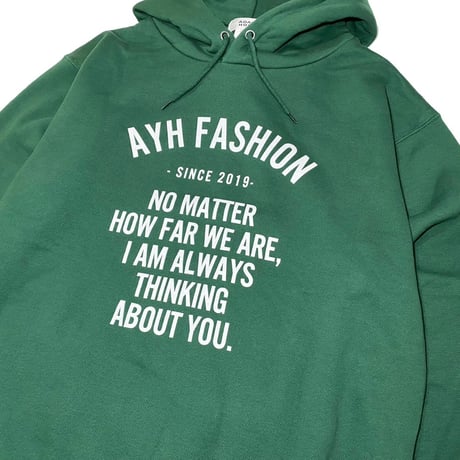 AYH TYPOGRAPH HOODY SWEAT
