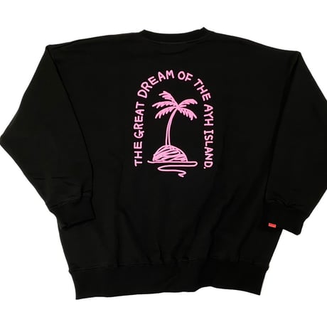 AYH PALM TREE CREWNECK WIDE SWEAT