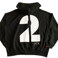"2" WIDE ZIP HOODY SWEAT