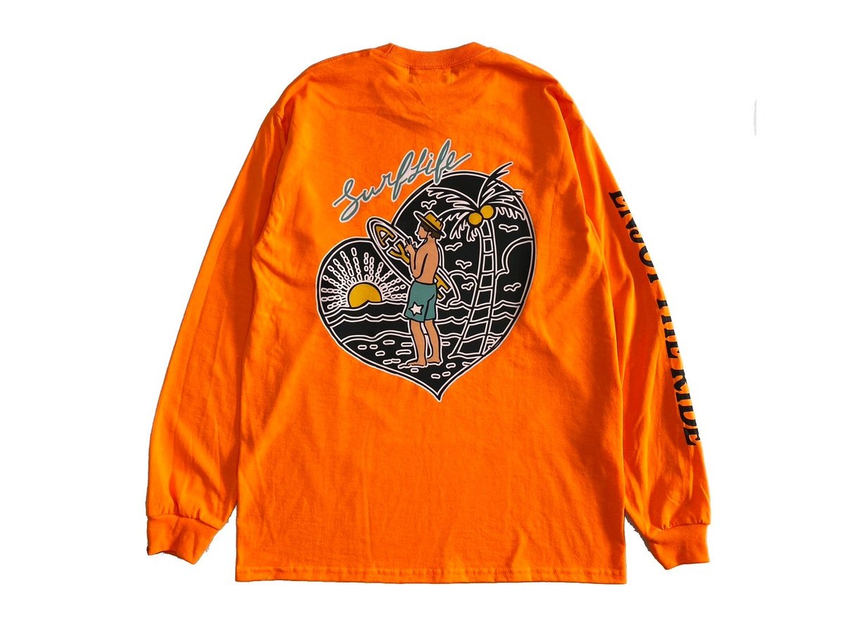 9/8朝まで値下げ【即完品】Dad LONG-SLEEVE T-SHIRTS ENJOY THE RIDE LONG SLEEVE T-shirts | AYH