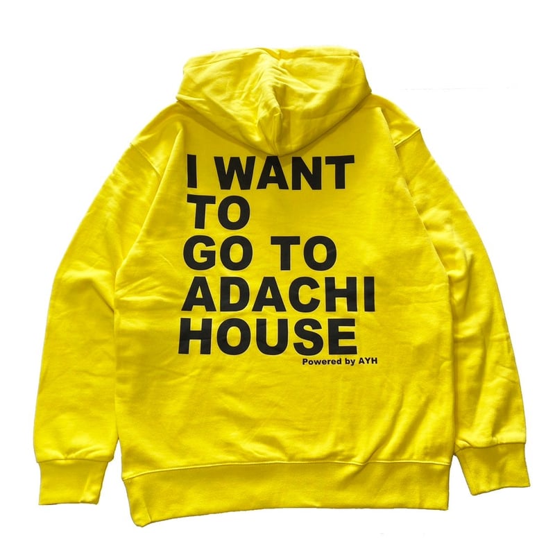 I WANT TO GO TO ADACHIHOUSE BIG HOODY SWEAT | AYH I WANT TO GO TO ADACHIHOUSE BIG HOODY SWEAT | AYH