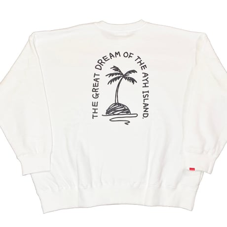AYH PALM TREE CREWNECK WIDE SWEAT